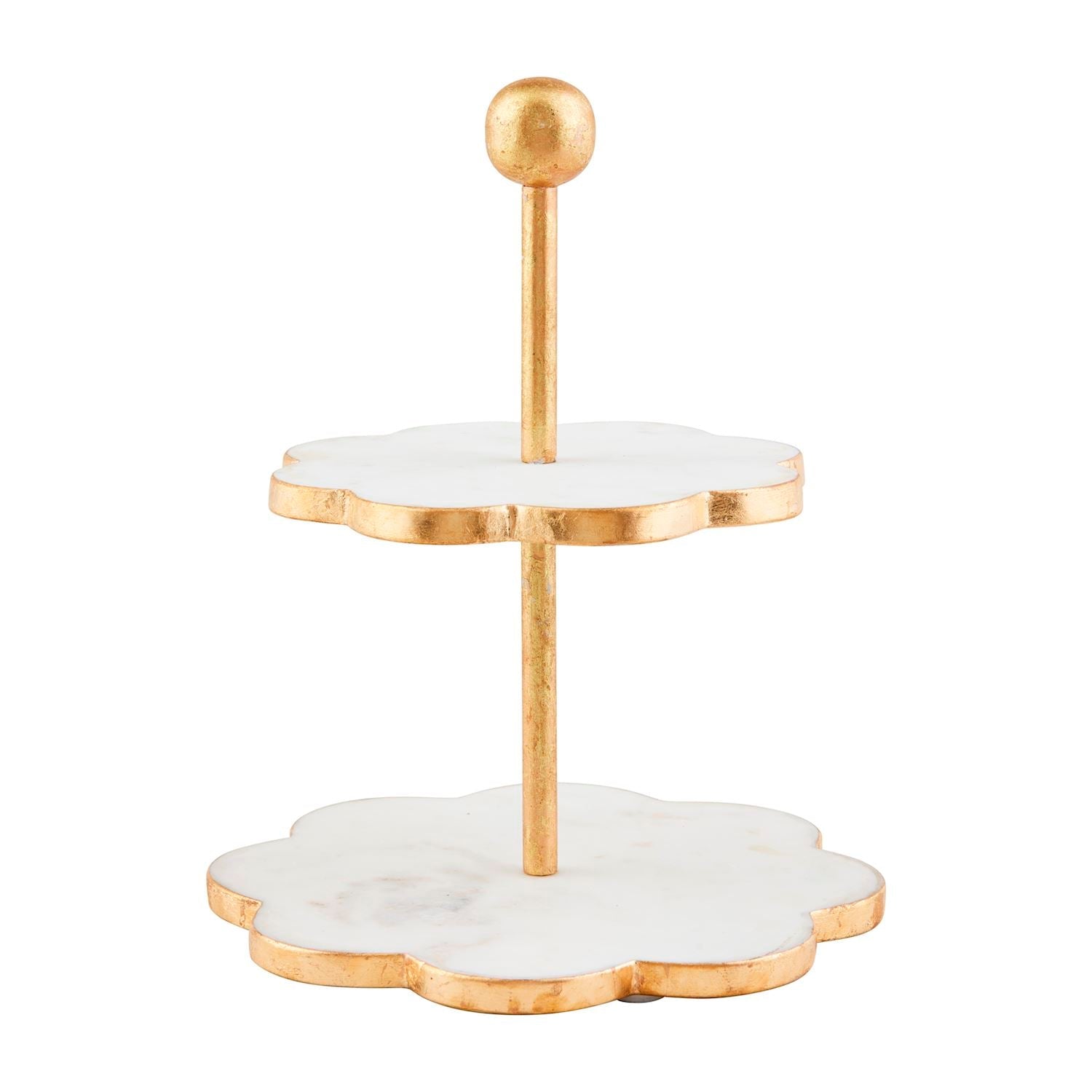 Gold Edge Scallop Tiered Server | Bridal Shower Brady Lane Wells & Bayley Frances Rhinehart
