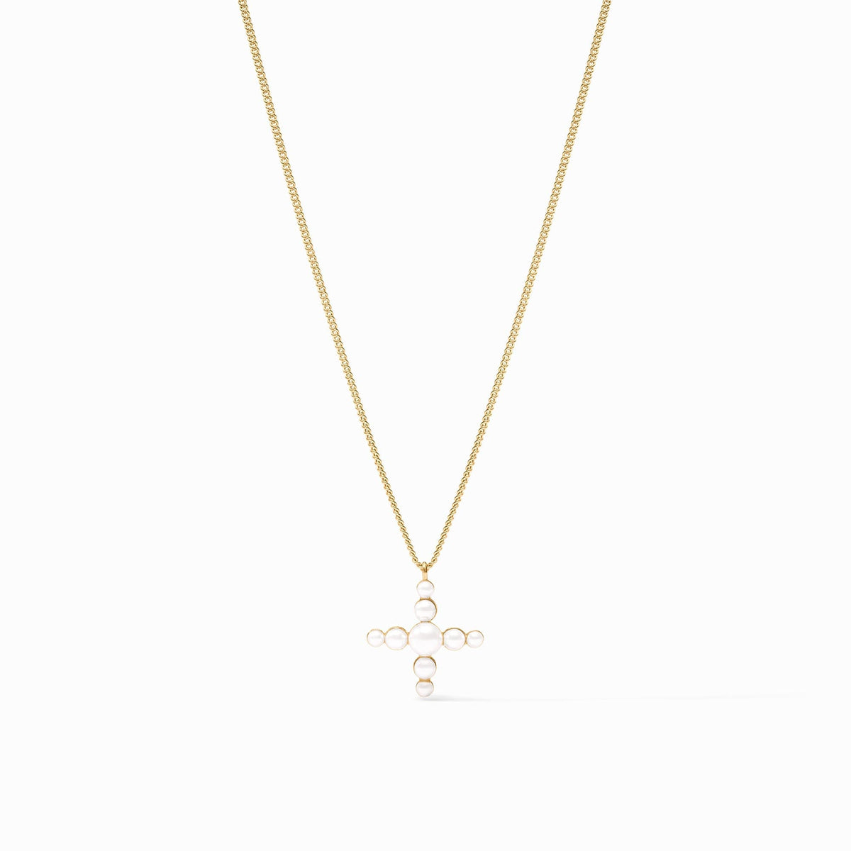 Gumdrop Cross Delicate Necklace
