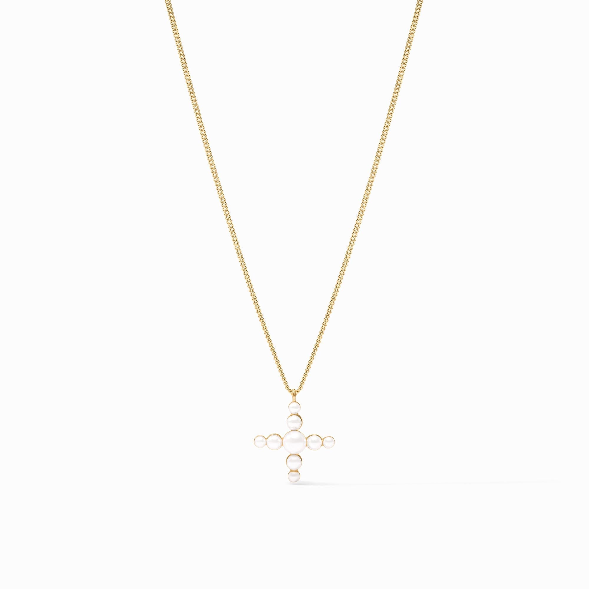 Gumdrop Cross Delicate Necklace