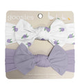 Headband Bow Set, Lilac Buds