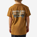Burlebo Youth Short Sleeve Graphic Tees - Light Brown