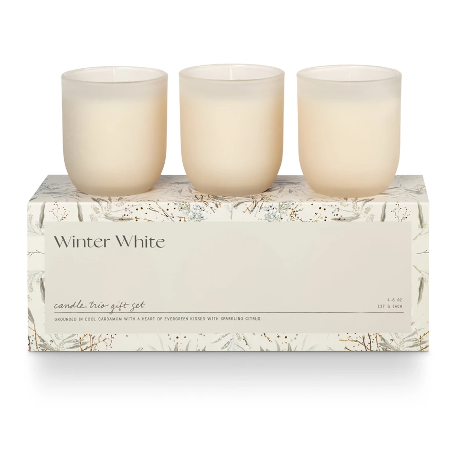 Winter White Votive Trio Gift Set