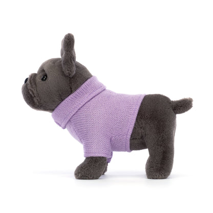 Sweater French Bulldog Purple