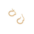 Kendra Scott Beaded Huggie Earrings 18K Gold Vermeil