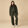 Marshmallow Zebra Crew Neck with Long Pant
