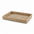 Natural Woven Rectangular Tray