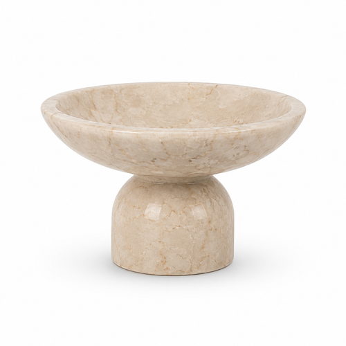 Alba Marble Pedestal Bowl