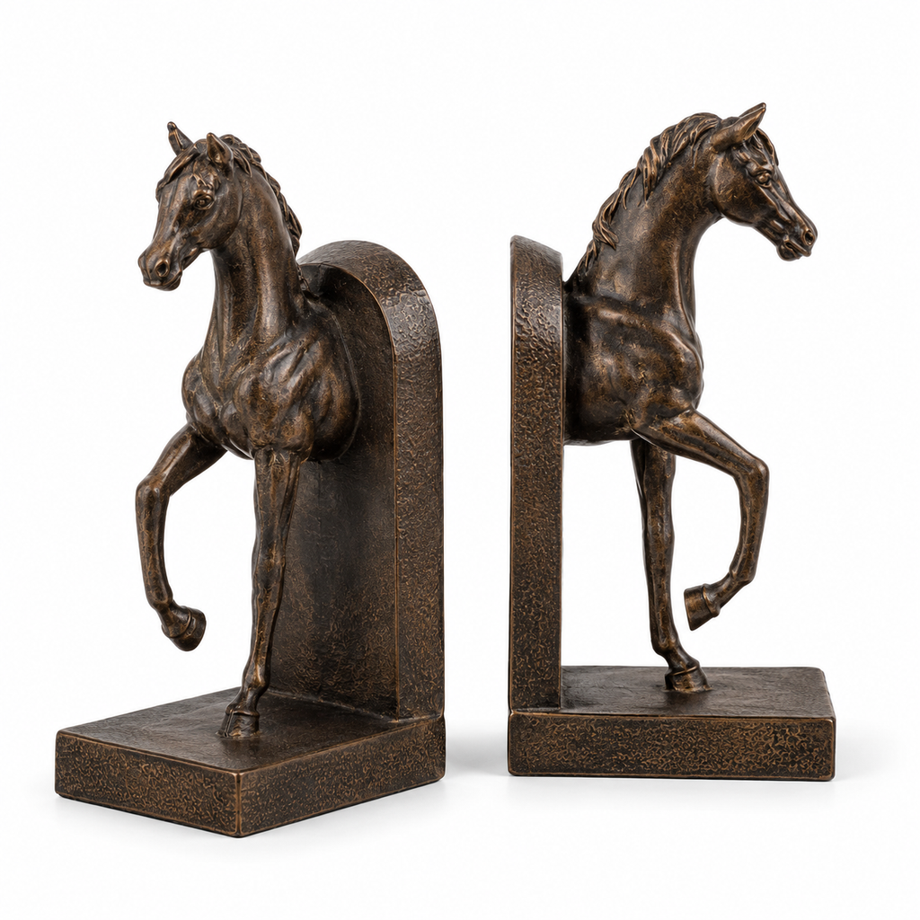 Cavalier Horse Bookends