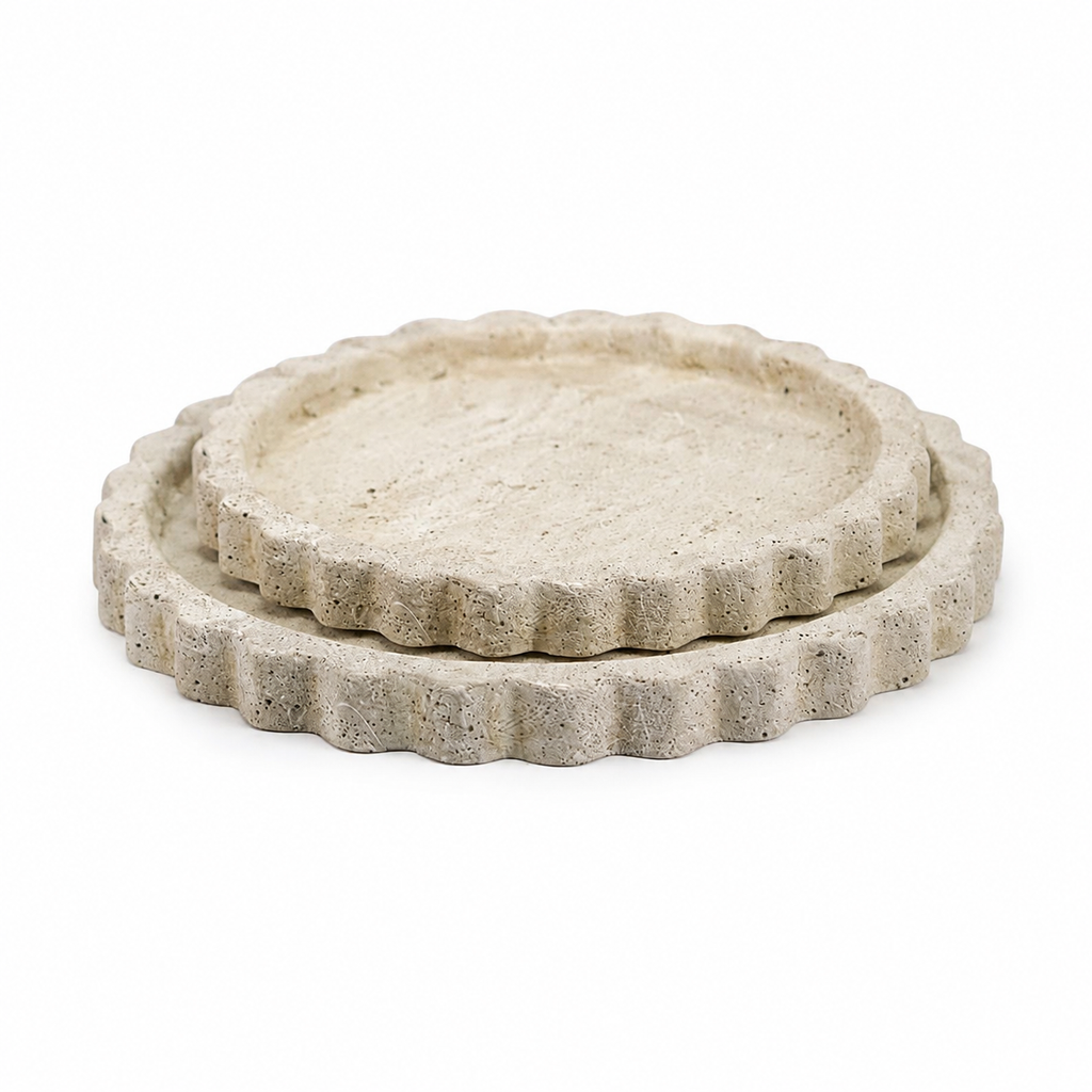 Sandstone Round Decorative Trays