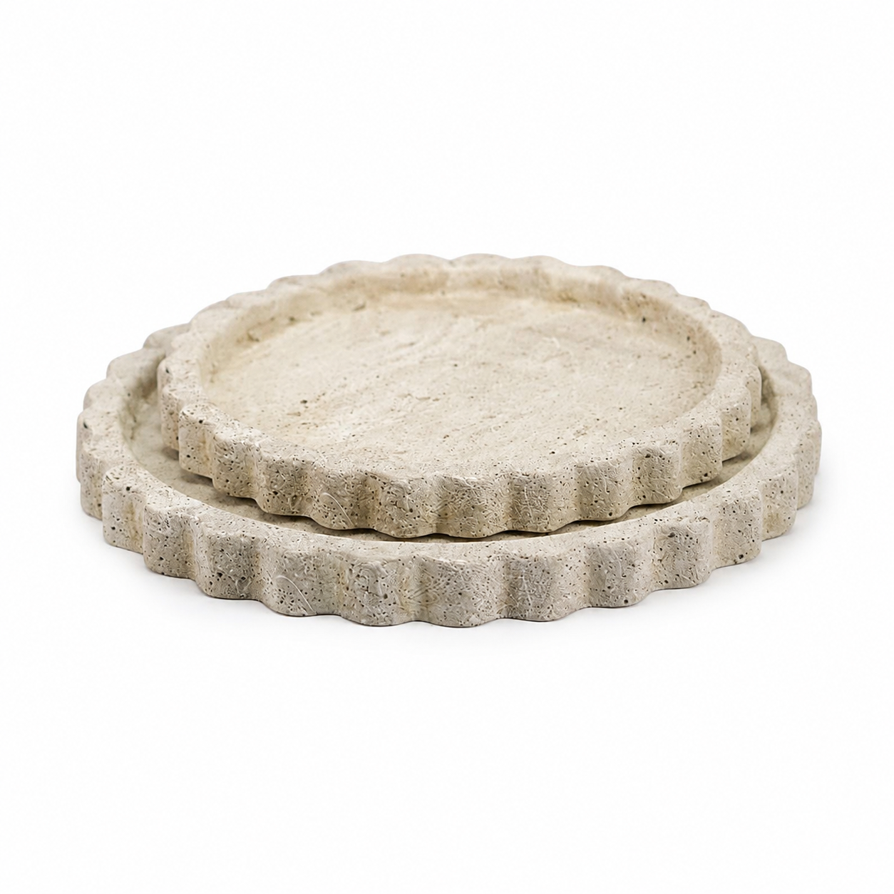 Sandstone Round Decorative Trays