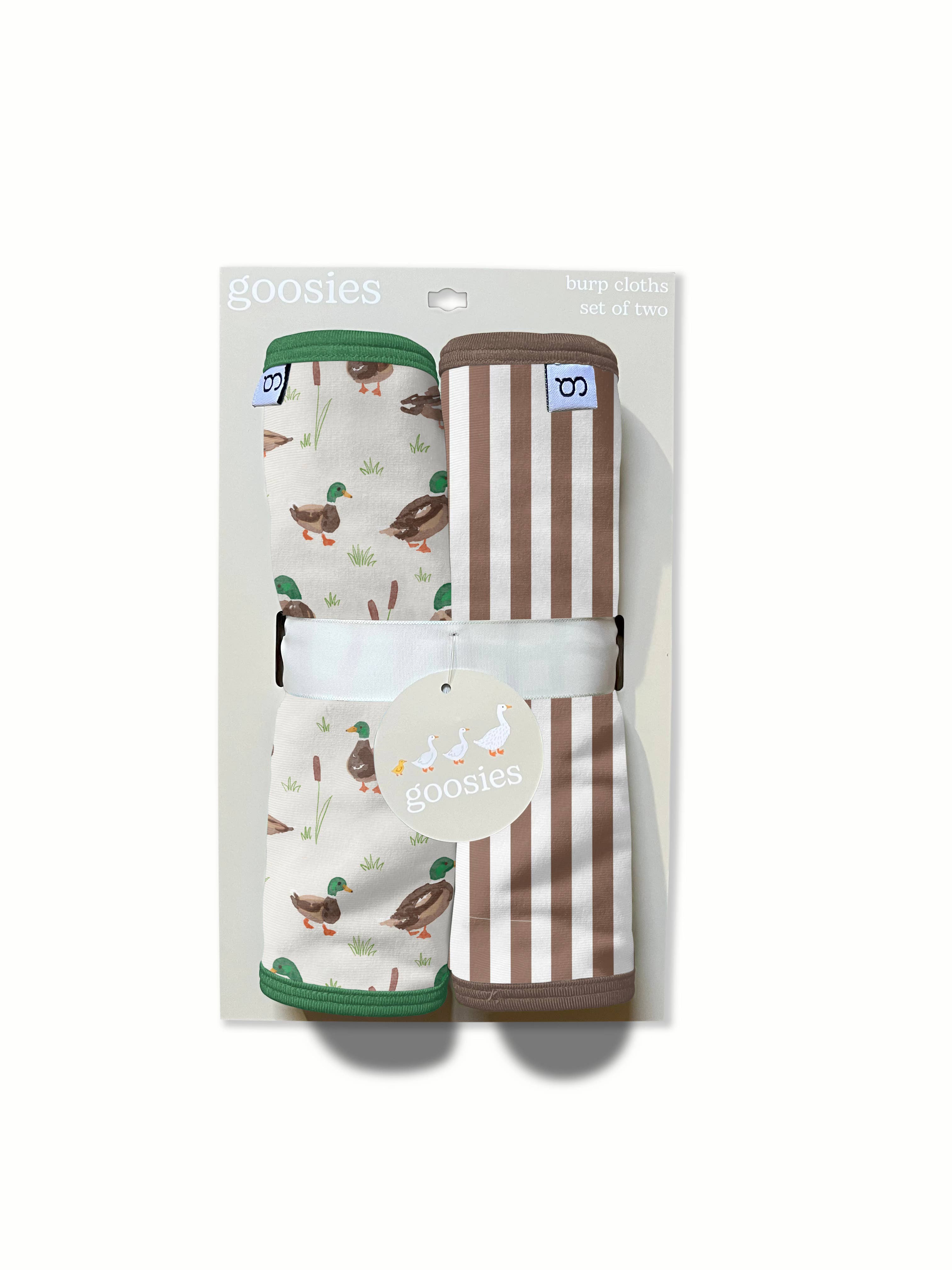 Burp Cloth Set, Mallard Drake