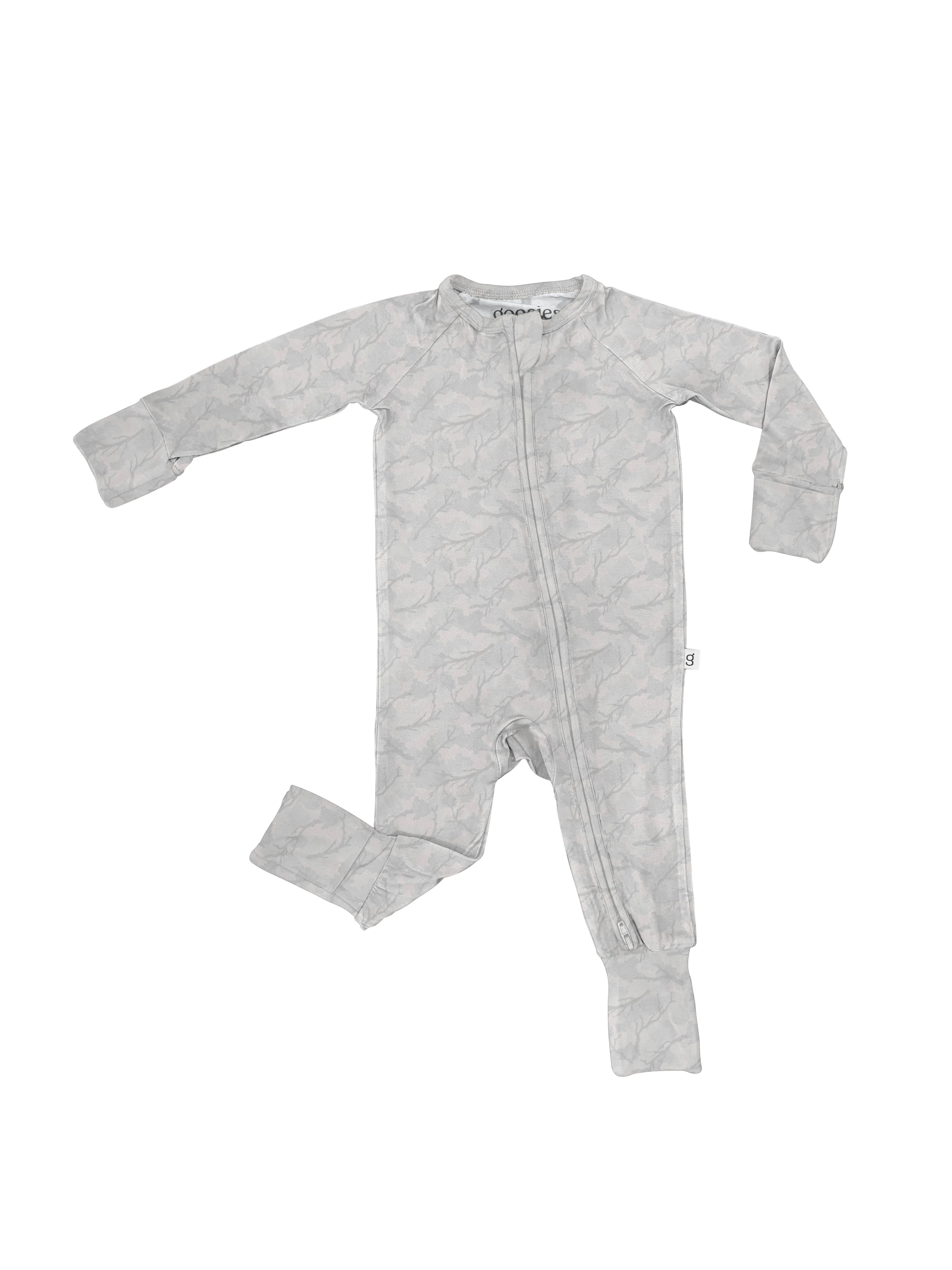 Convertible Zip Pajamas, Driftwood Camo