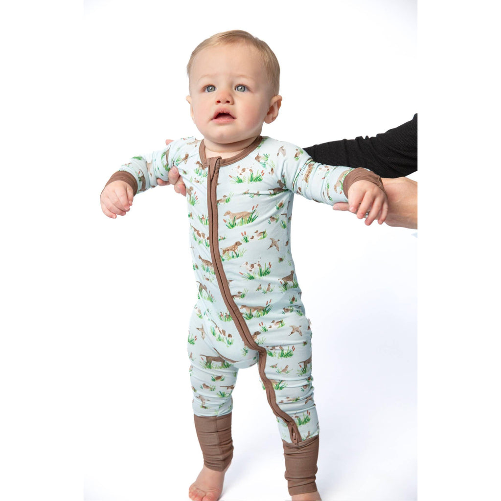 Convertible Zip Pajamas, Delta Dogs