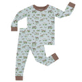 Long Sleeve Two-Piece Pajamas, Delta Dogs