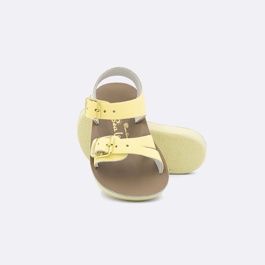Saltwater Sun-San Sea Wee Baby Sandals, Butter