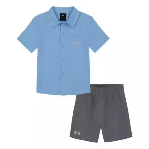 Boys UA Woven Shirt and Shorts Set, Toddler