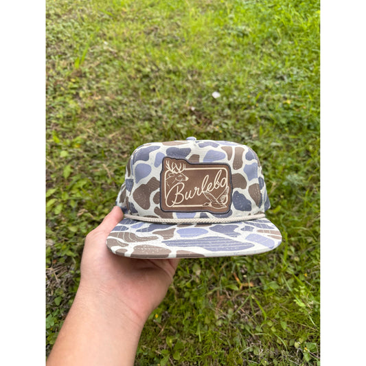 Burlebo Signature Cap, Classic Deer Camo Buck & Duck