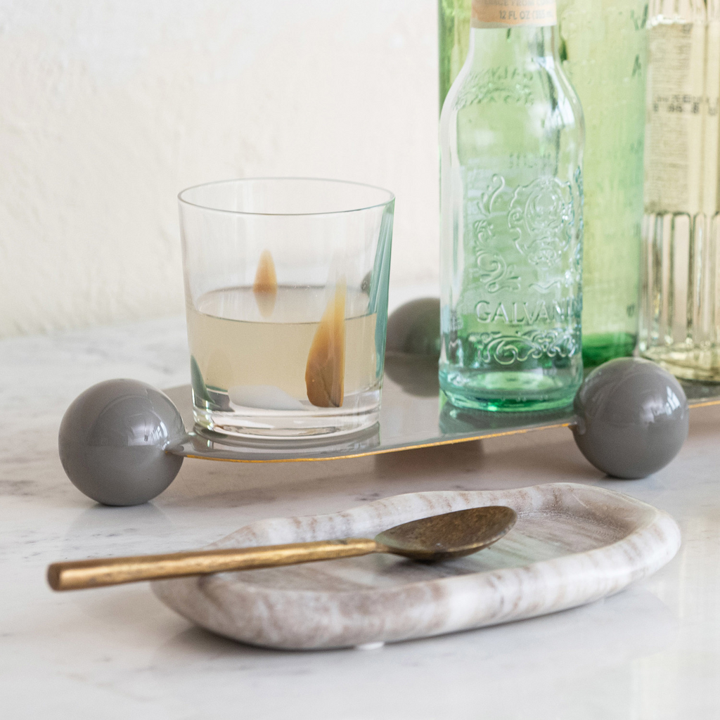 Handmade Art Glass Drinking Glass, 12 oz.