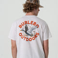 Burlebo Adult Short Sleeve Tee - Old School Duck Hunter - Heather Oatmeal