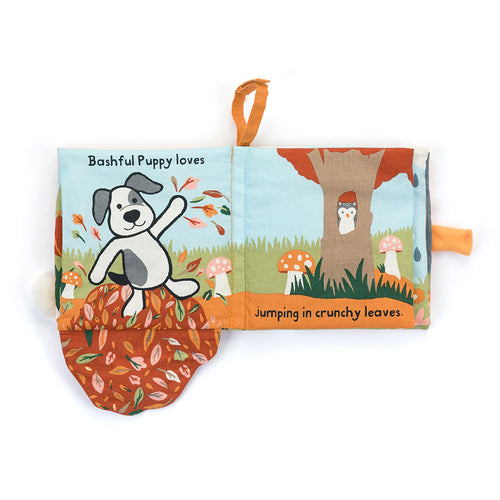 JellyCat Bashful Puppy Loves You Book