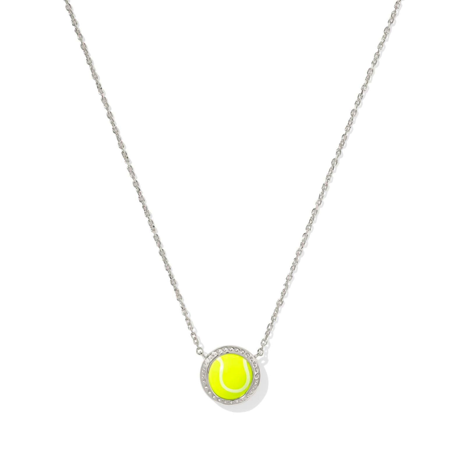 Tennis Short Pendant Necklace