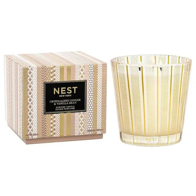 Nest New York 3-Wick Candle, 21.2 oz Crystallized Ginger & Vanilla Bean