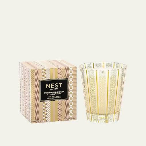 Nest New York Classic Candle, 8.1 oz Crystallized Ginger & Vanilla Bean