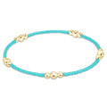 enewton hope purpose gold bracelet - turquoise