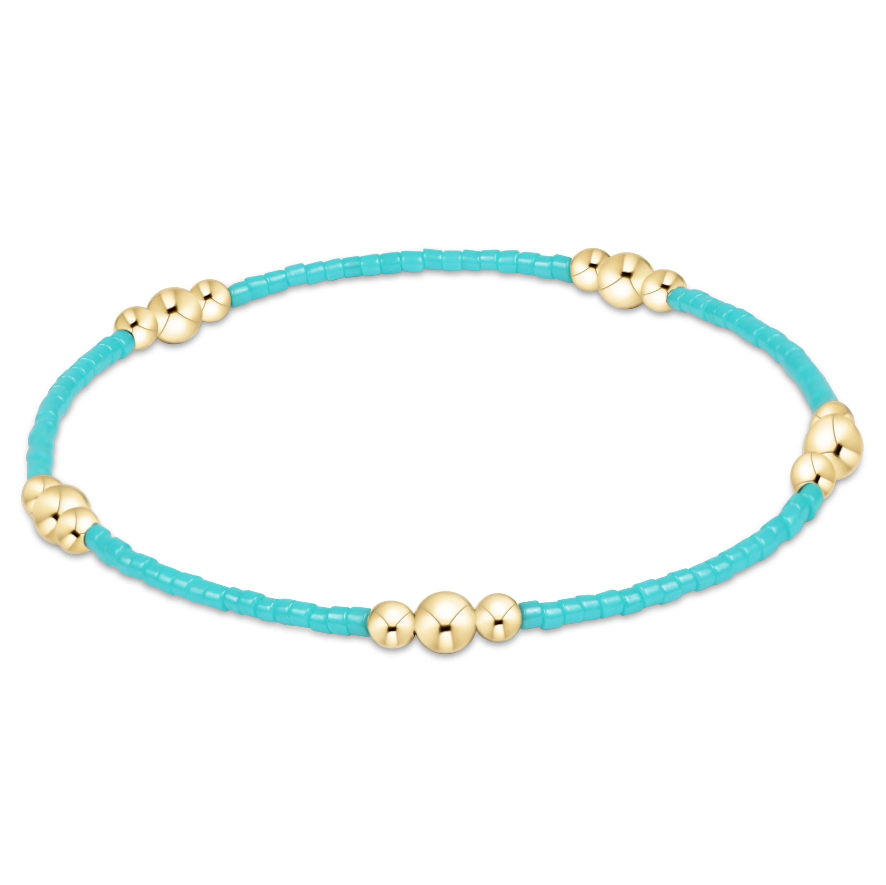 enewton hope purpose gold bracelet - ocean mist