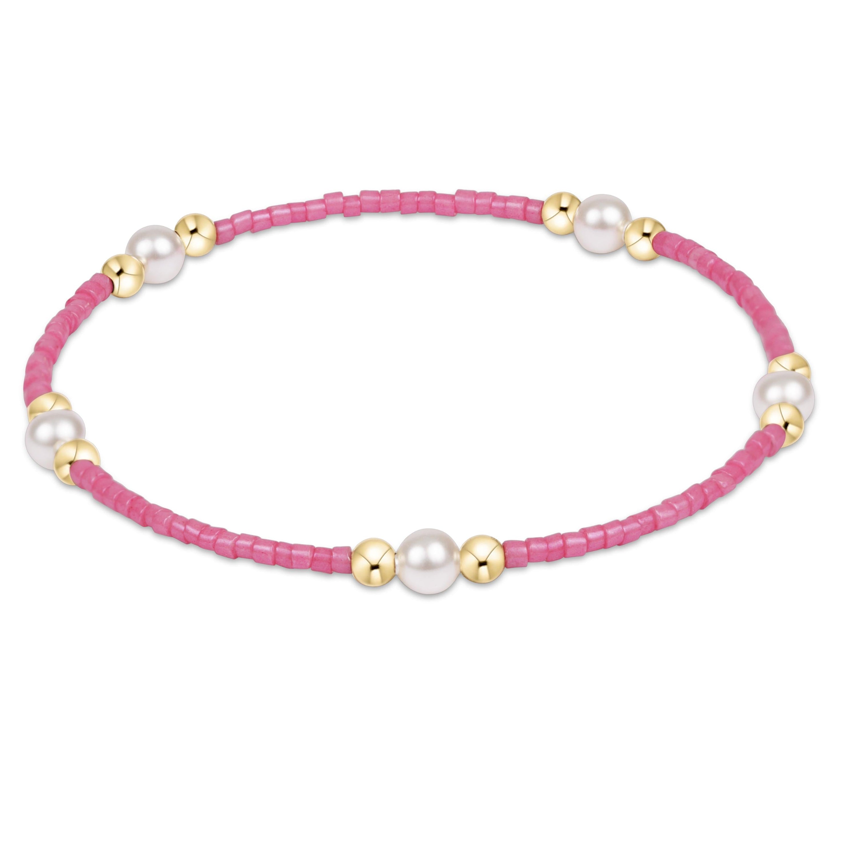 enewton hope purpose pearl bracelet - silky white