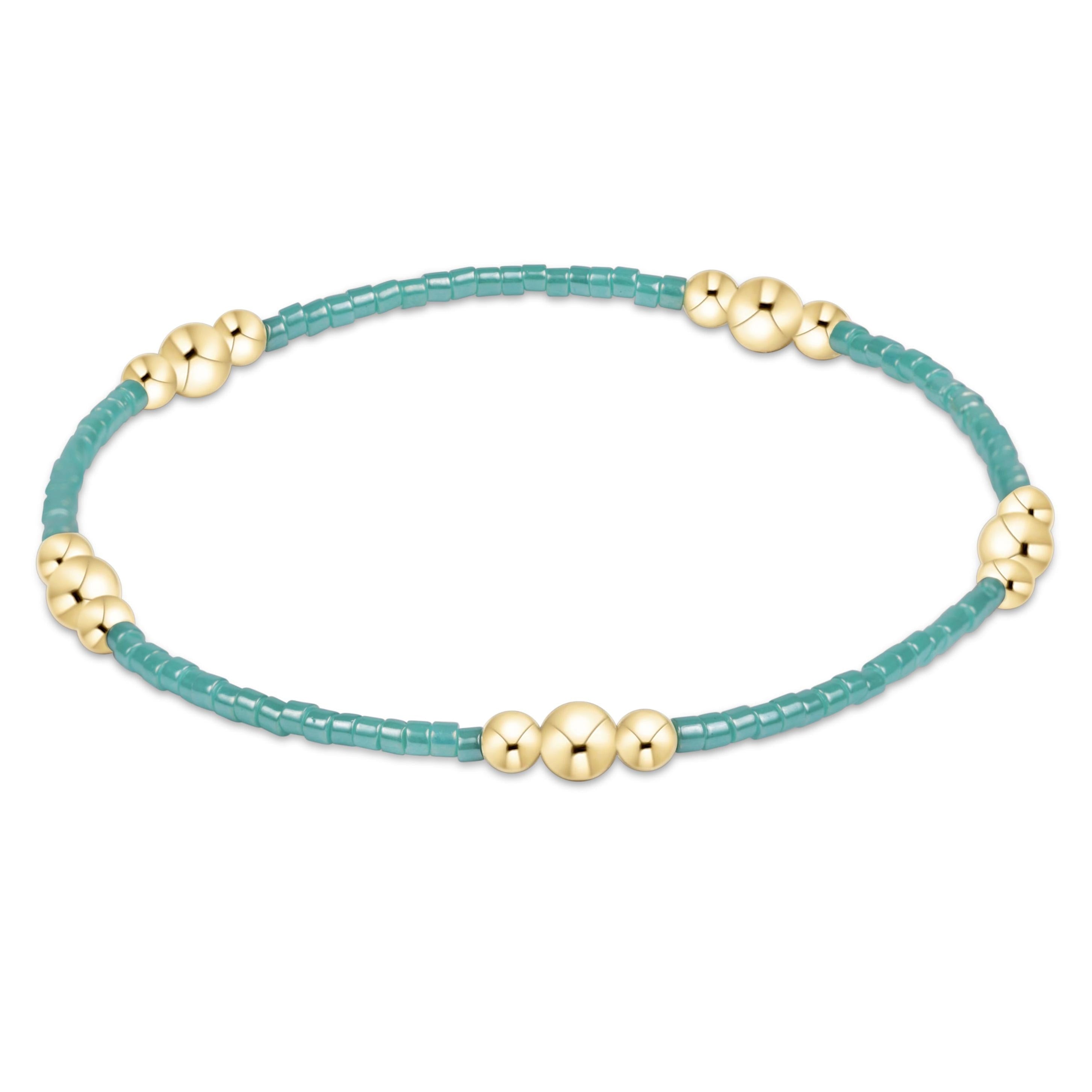 enewton hope purpose gold bracelet - ocean mist