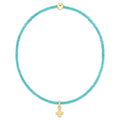 enewton hope classic turquoise bracelet - signature cross small gold charm
