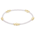 enewton hope purpose gold bracelet - silky white