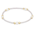 enewton hope purpose pearl bracelet - silky white