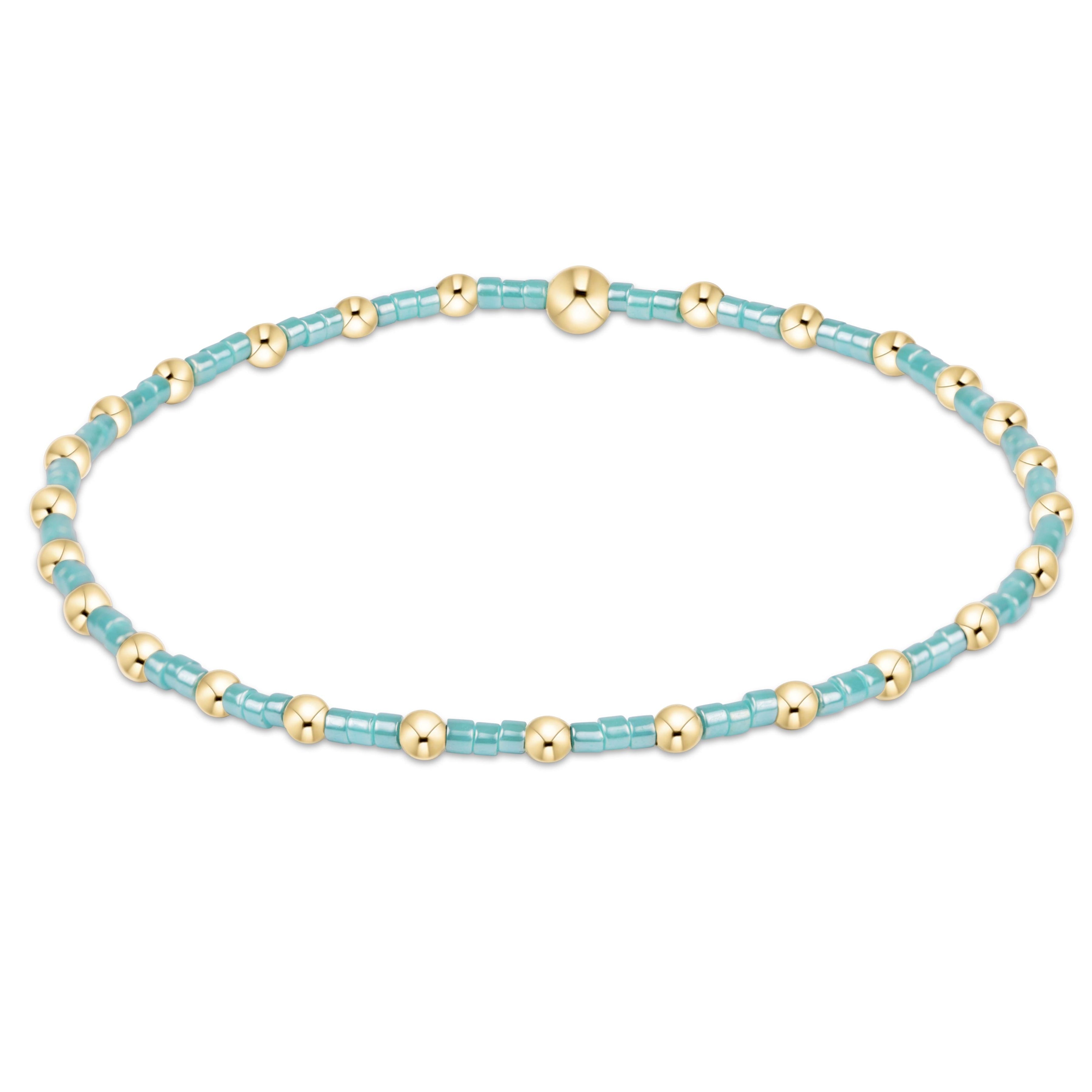 hope sincerity bracelet - sea glass