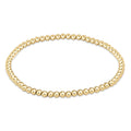 enewton classic gold 3mm bead bracelet