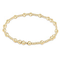 enewton hope unwritten 4mm bead bracelet, gold