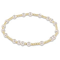 enewton hope unwritten 4mm bead bracelet, pearl