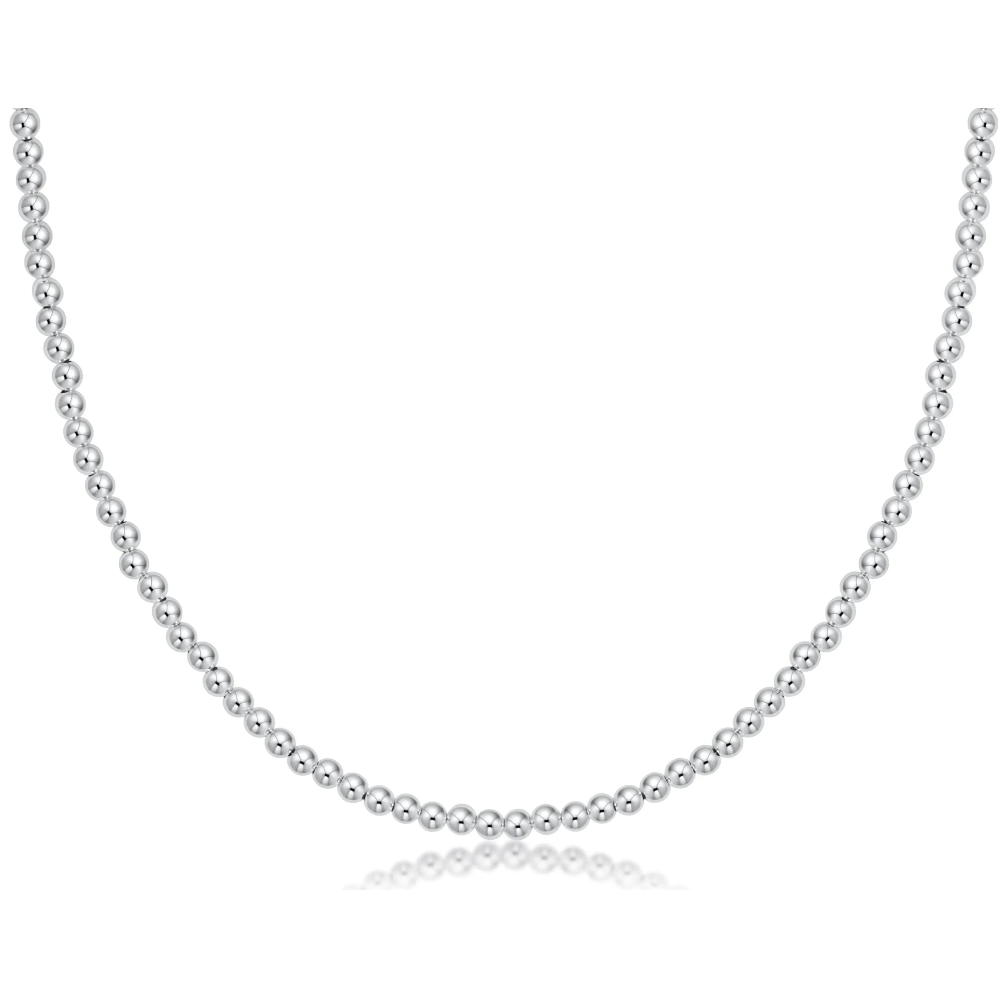 choker classic sterling 3mm bead