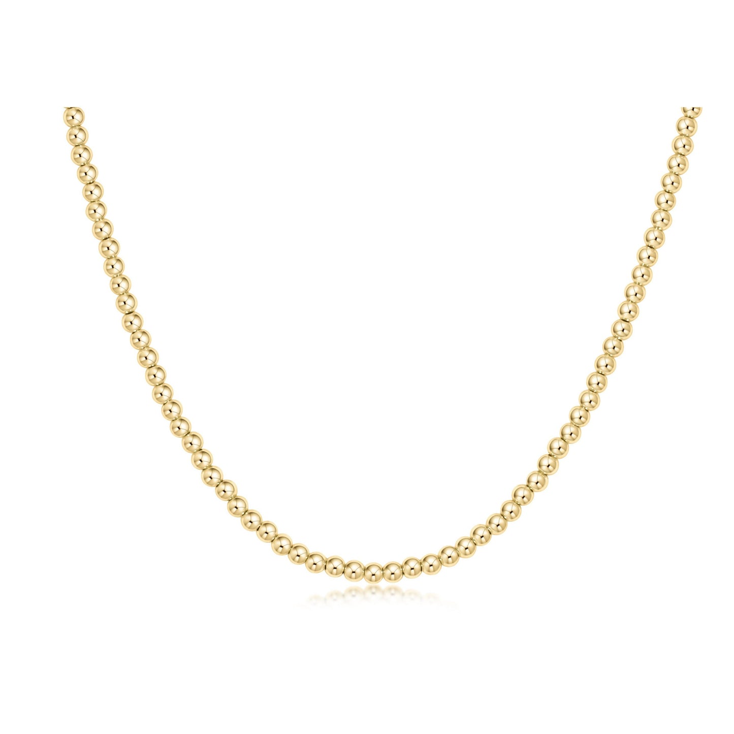 17 Choker Classic Gold 3MM Bead