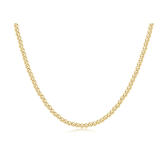 17 Choker Classic Gold 3MM Bead