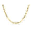 enewton   17in choker classic gold, 5mm Bead