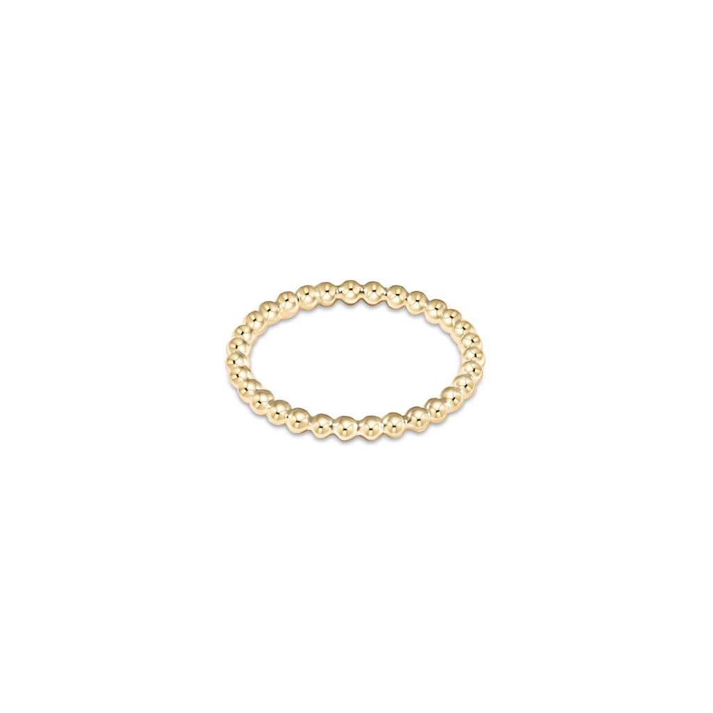 enewton classic gold 2mm bead ring