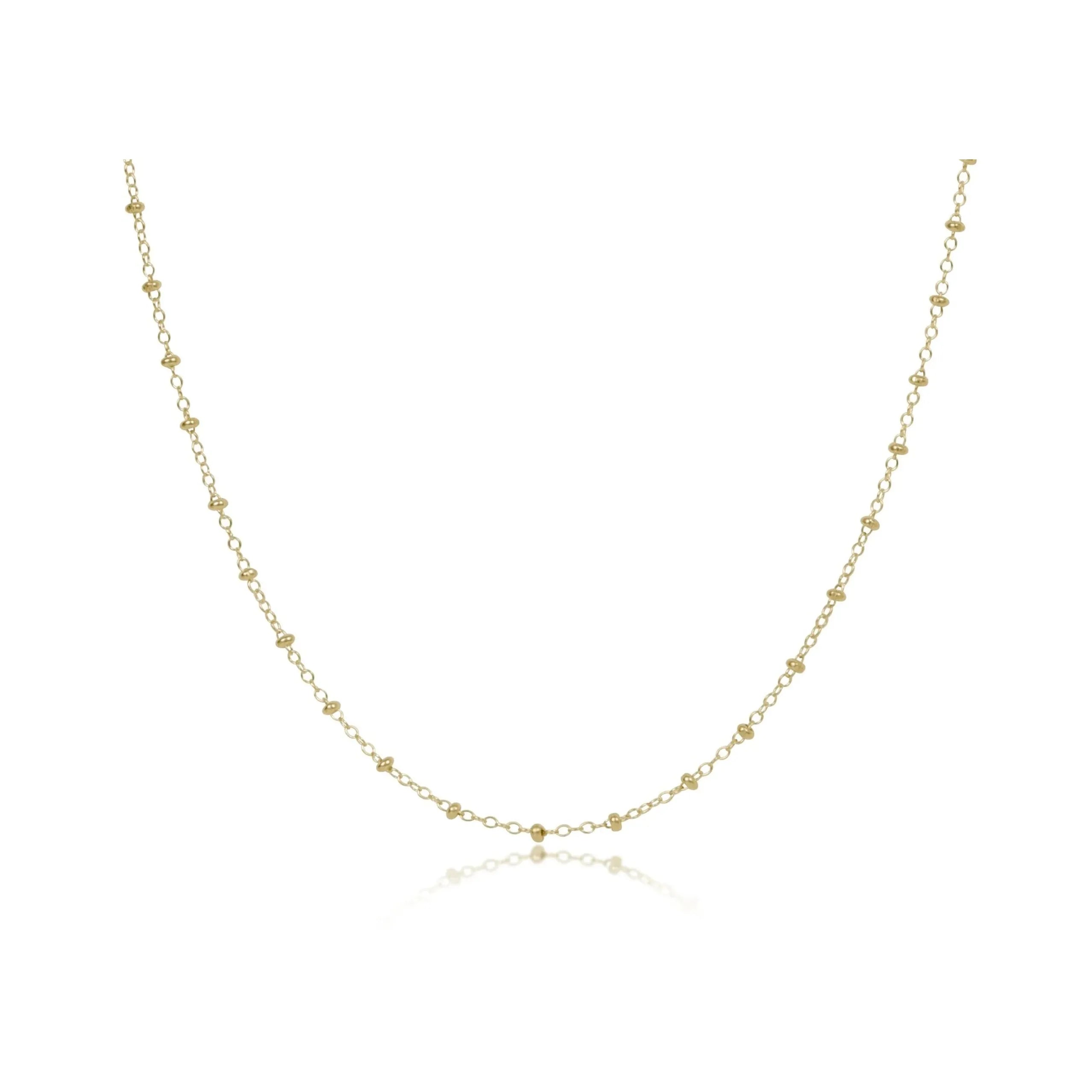enewton 15"  choker simplicity chain gold, classic 2mm gold