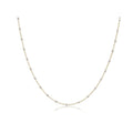 enewton 15in  choker simplicity chain gold, 2mm pearl