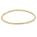 enewton enewton extends, classic gold 3mm bead bracelet