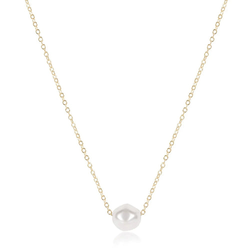 enewton   16in necklace gold, admire pearl