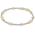 enewton hope unwritten 4mm bead bracelet, mixed metal