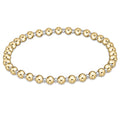 enewton classic grateful pattern 4mm bead bracelet, mixed metal
