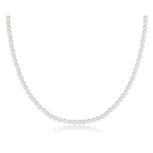 enewton 17in choker classic pearl, 3mm bead